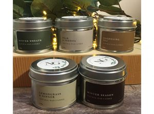 Natural Grace Scented Candles –  Small candle tins