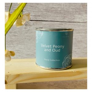 Velvet Peony & Oud Fragranced Candle