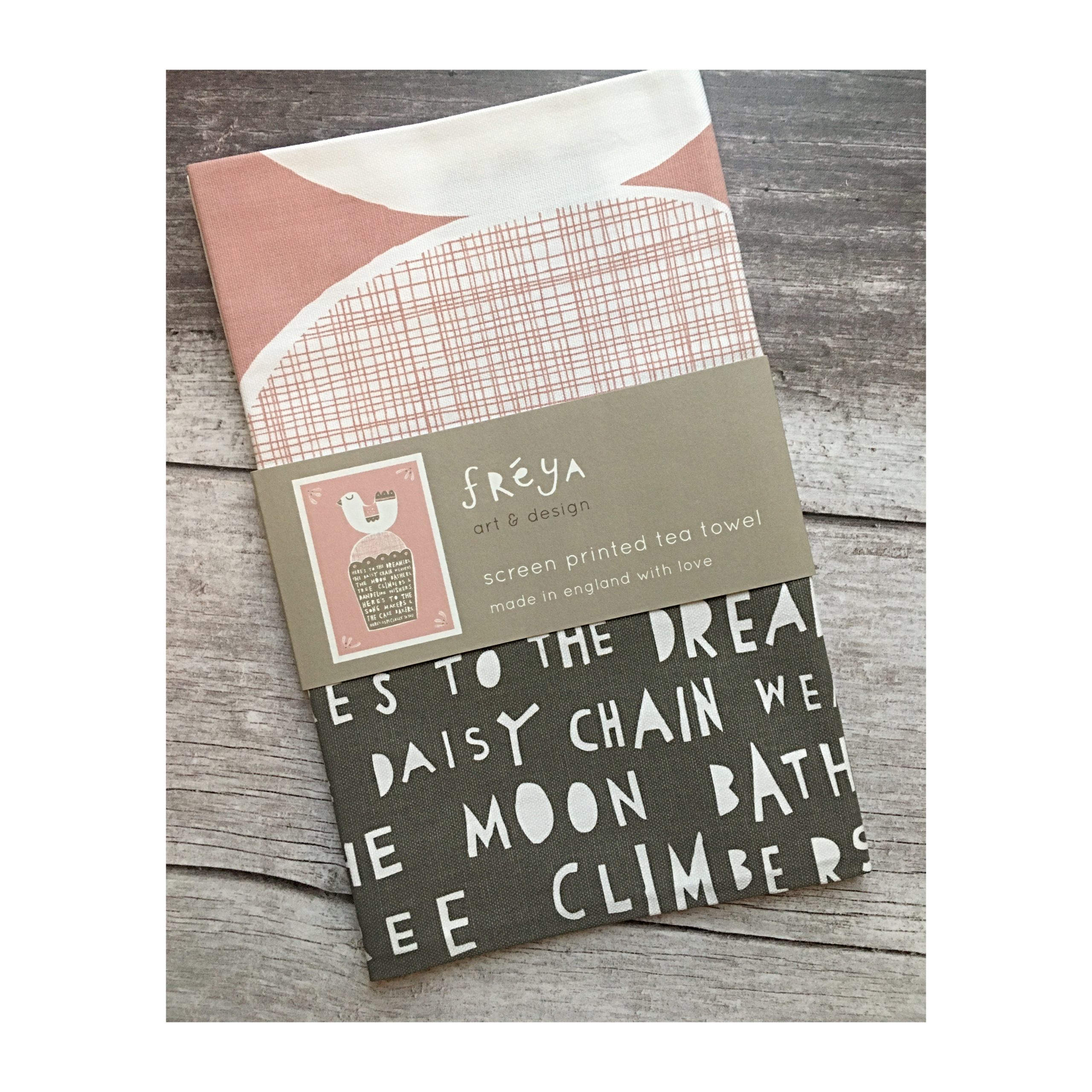 Here's to the Dreamers Tea towel