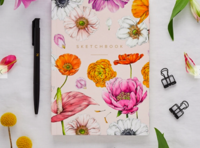 Floral Brights Sketchbook