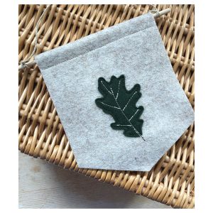 Oak Leaf Mini Banner