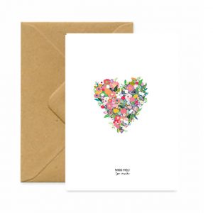 Miss You Card