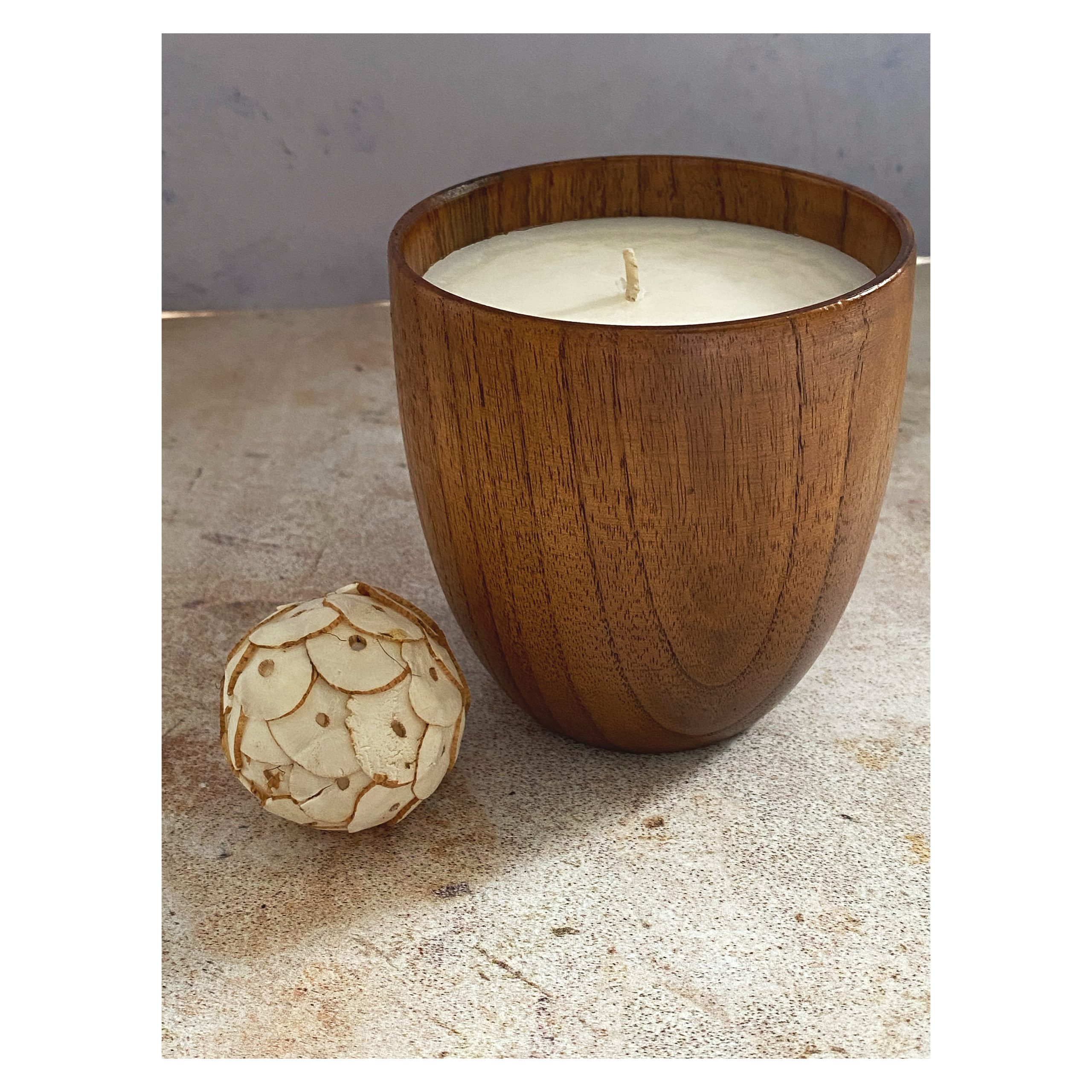 Rock Salt & Driftwood Wooden Candle Otter and Moose Gift Boxes