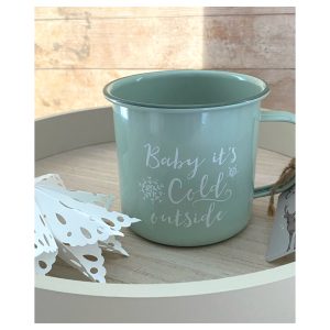 Baby it's cold outside mug