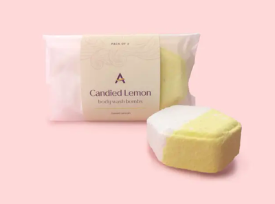 Candied lemon body wash